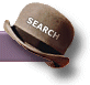 Click the bowler hat to begin a search