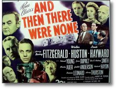 Afiche original del film de René Clair, "And Then There Were None" (1945)