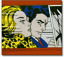 Roy Lichtenstein -  In the Car